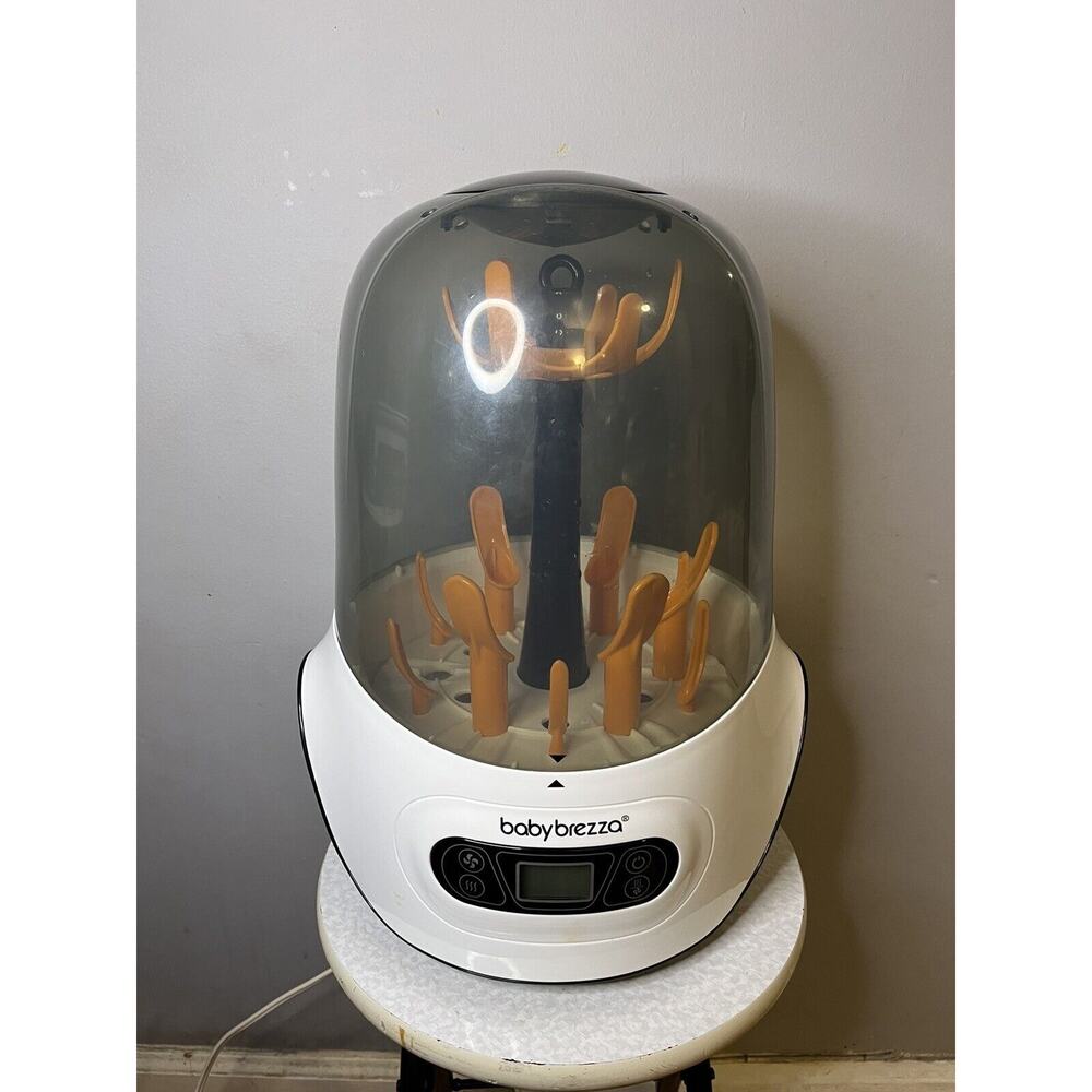 Baby Brezza BRZ0098 Steam Cleaner Machine w Dryer for Bottles Pacifiers White